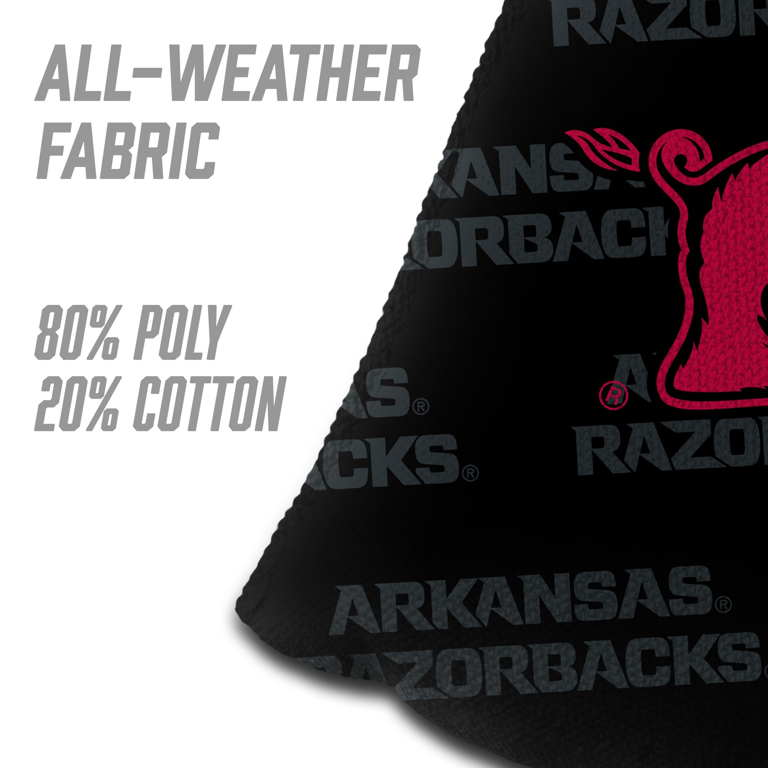 YouTheFan NCAA Arkansas Razorbacks Cornhole Bags - 4PK - Black - Sports Collectibles, Sports Memorabilia, Sports Fan Shop, Sports Gifts