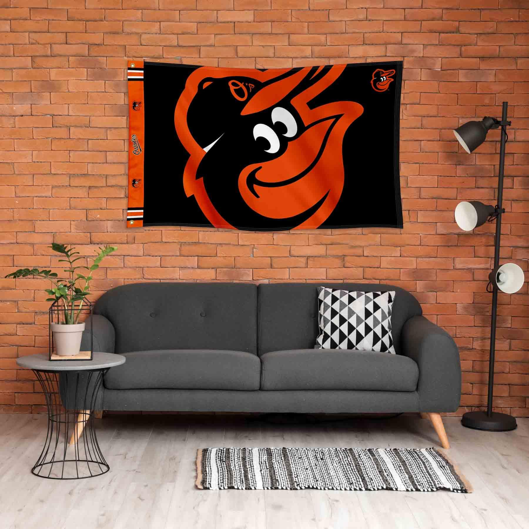 WinCraft Baltimore Orioles Printed Header Flag 3x5 Banner - Sports Collectibles, Sports Memorabilia, Sports Fan Shop, Sports Gifts