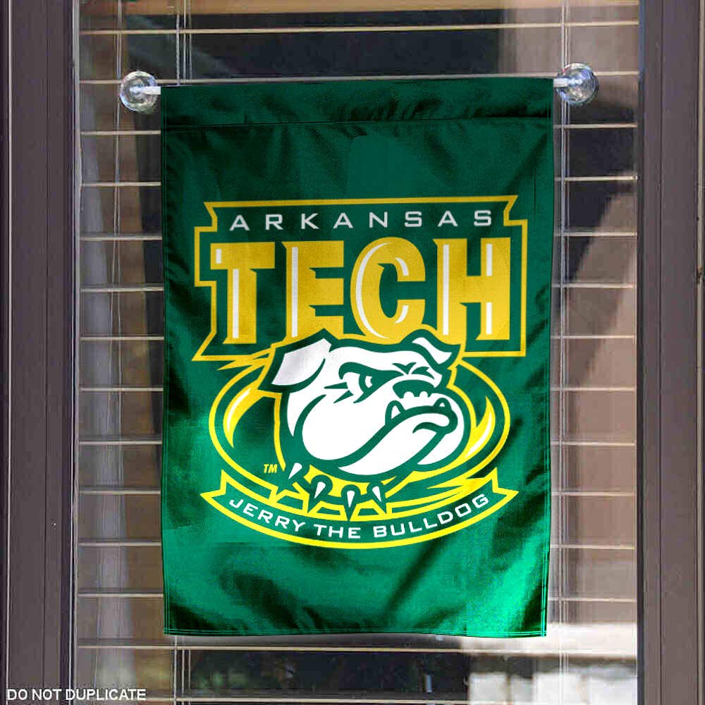 College Flags & Banners Co. Arkansas Tech Wonder Boys Jerry The Bulldog Garden Flag - Sports Collectibles, Sports Memorabilia, Sports Fan Shop, Sports Gifts