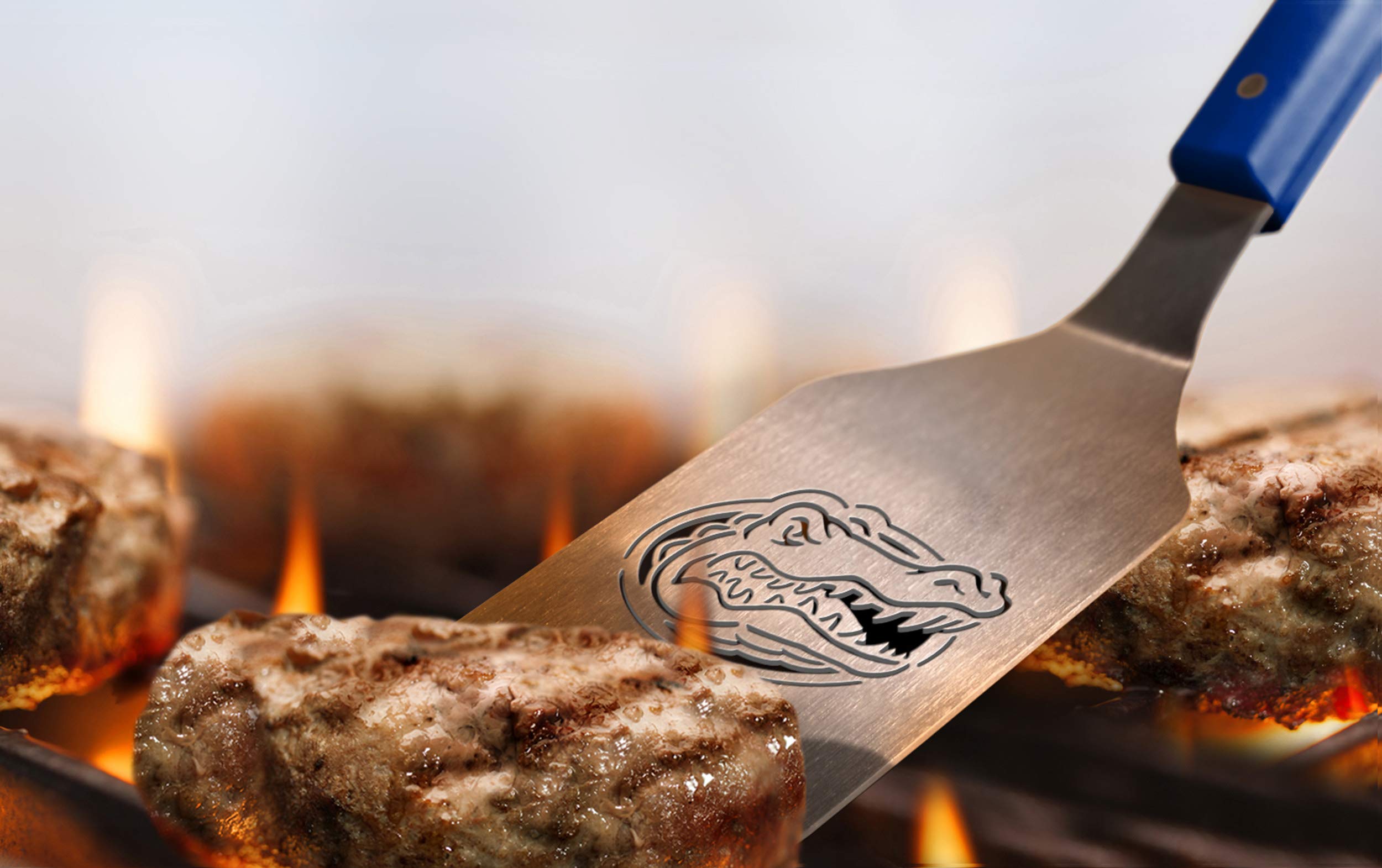 YouTheFan NCAA Florida Gators Spirit Series 3-Piece BBQ Set , Stainless Steel , 22" x 9" - Sports Collectibles, Sports Memorabilia, Sports Fan Shop, Sports Gifts
