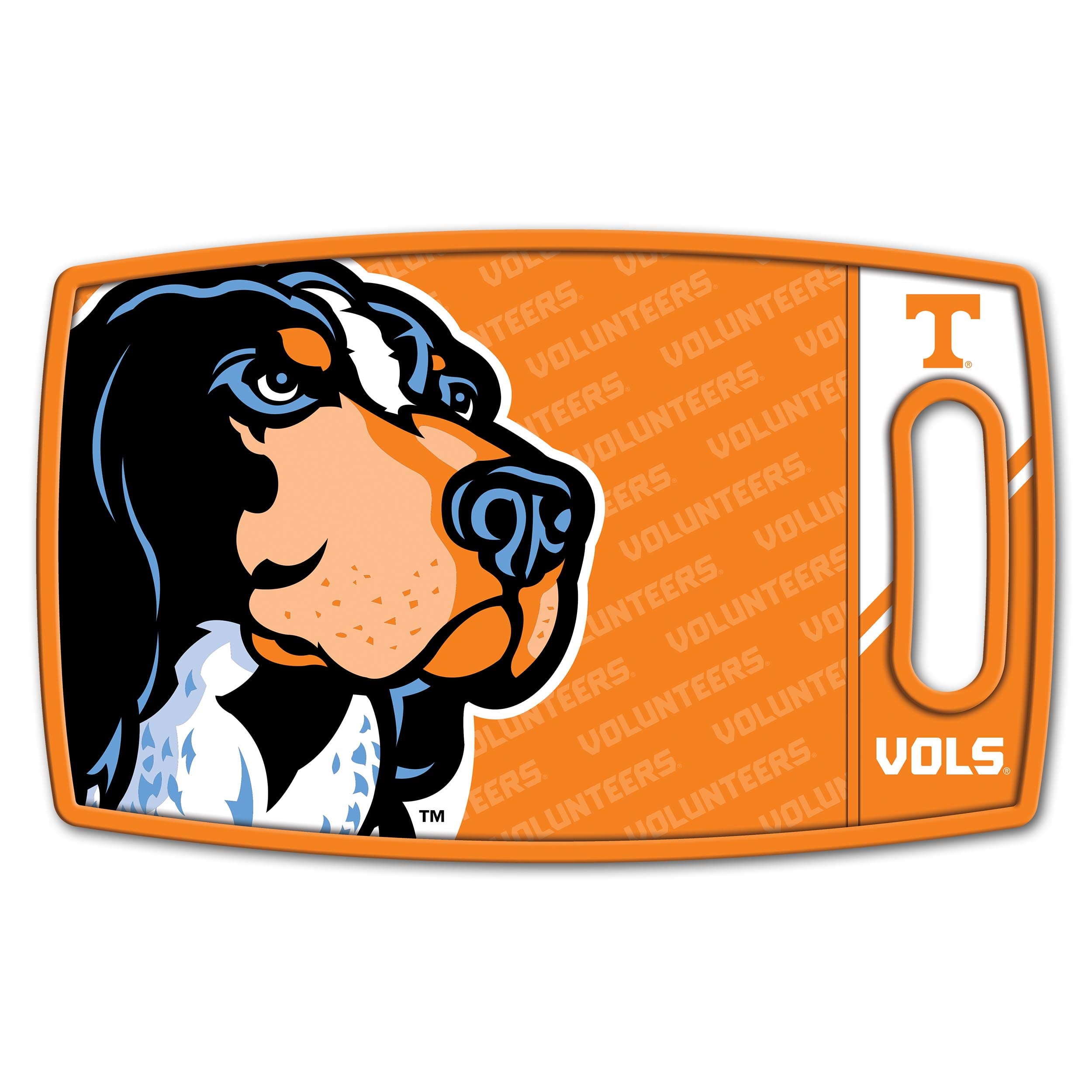 YouTheFan NCAA Tennessee Volunteers Logo Series Cutting Board - Sports Collectibles, Sports Memorabilia, Sports Fan Shop, Sports Gifts