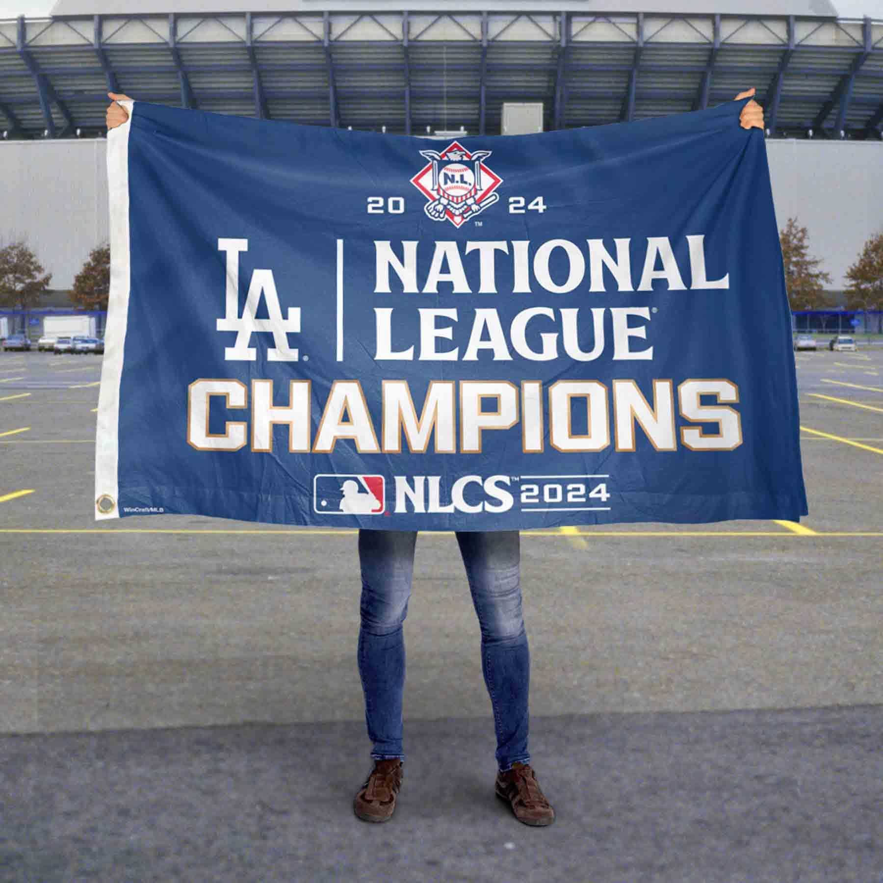 WinCraft Los Angeles Dodgers 2024 League Champions 3x5 Flag - Sports Collectibles, Sports Memorabilia, Sports Fan Shop, Sports Gifts