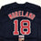 Autographed/Signed Mitch Moreland Boston Blue Baseball Jersey JSA COA