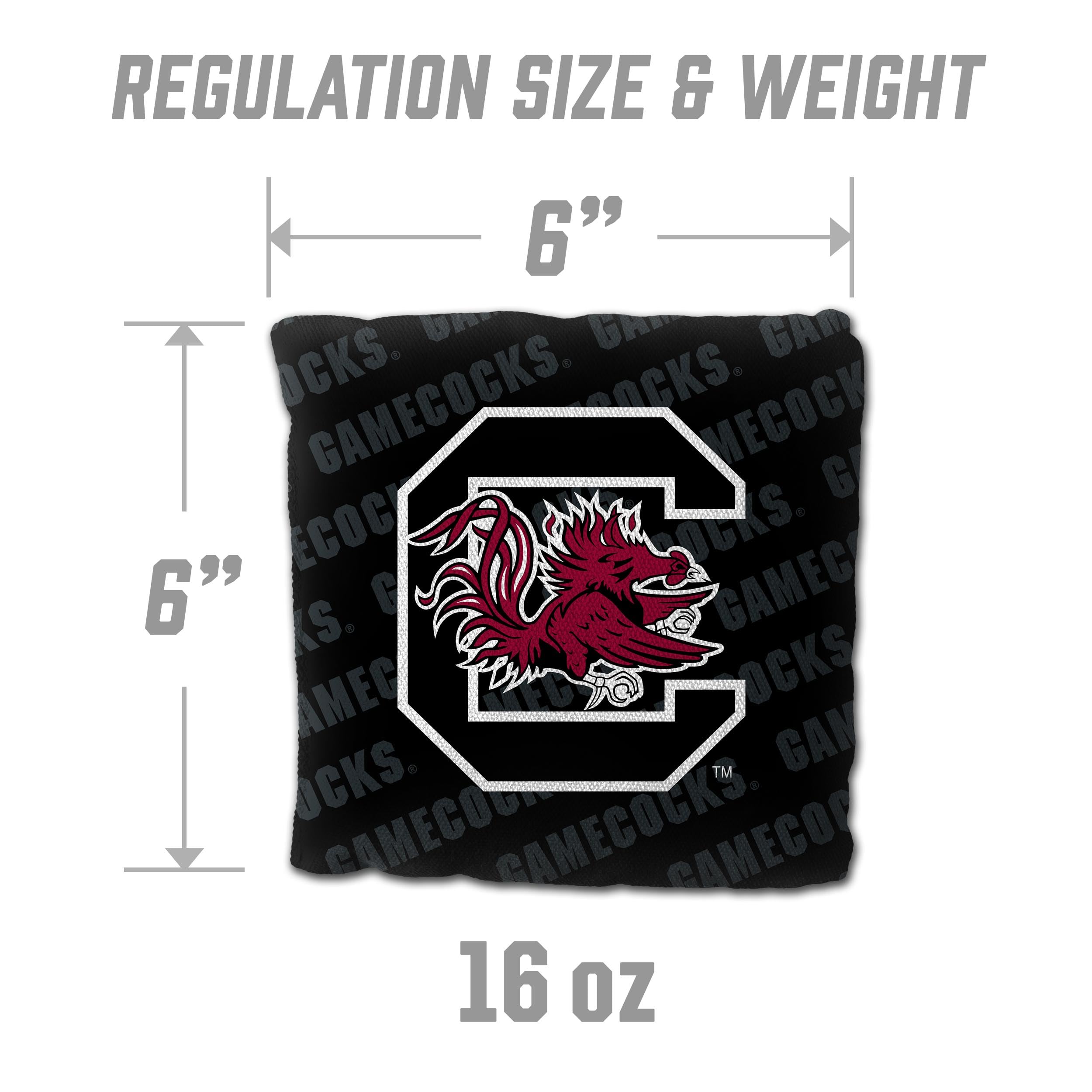 YouTheFan NCAA South Carolina Gamecocks Cornhole Bags - 4PK - Black - Sports Collectibles, Sports Memorabilia, Sports Fan Shop, Sports Gifts