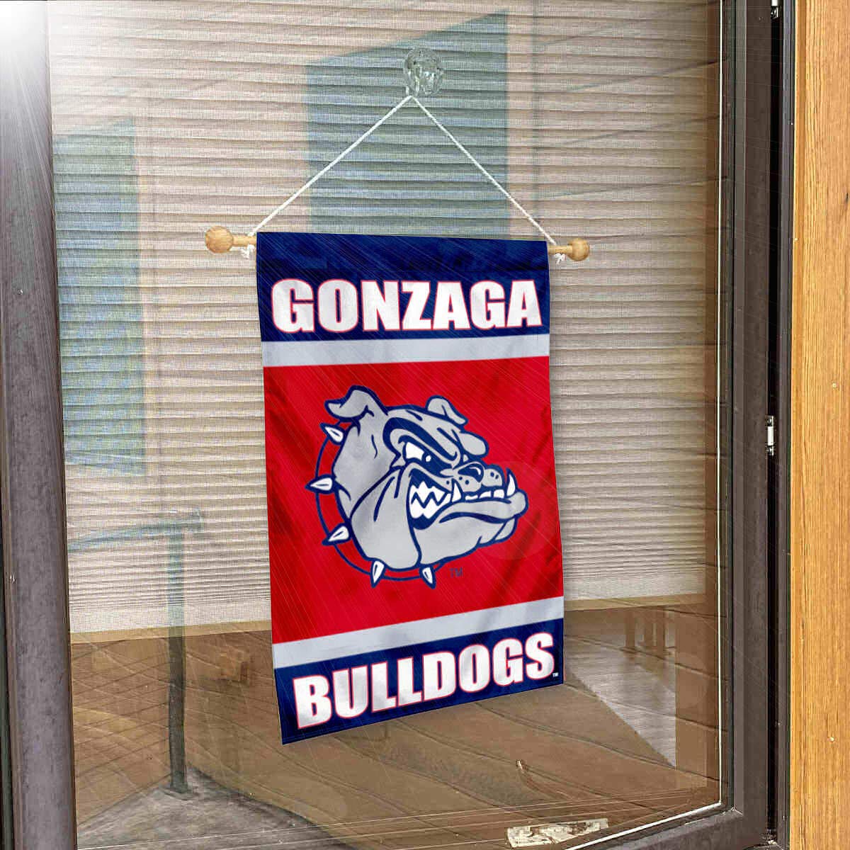 Gonzaga Bulldogs Banner for Windows Doors and Walls - Sports Collectibles, Sports Memorabilia, Sports Fan Shop, Sports Gifts