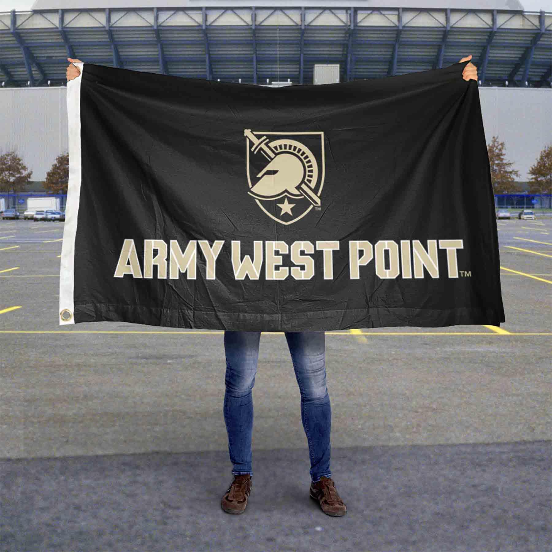 Army Black Knights Athena Shield College Flag - Sports Collectibles, Sports Memorabilia, Sports Fan Shop, Sports Gifts