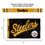 WinCraft Pittsburgh Steelers Script Logo Premium Flag - Sports Collectibles, Sports Memorabilia, Sports Fan Shop, Sports Gifts