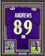 Framed Autographed/Signed Mark Andrews 35x39 Baltimore Purple Football Jersey Beckett BAS COA