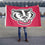 UW Wisconsin Bucky Badger Banner Flag - Sports Collectibles, Sports Memorabilia, Sports Fan Shop, Sports Gifts