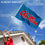 College Flags & Banners Co. Ole Miss Powder Blue Flag with Pole and Bracket Complete Set - Sports Collectibles, Sports Memorabilia, Sports Fan Shop, Sports Gifts