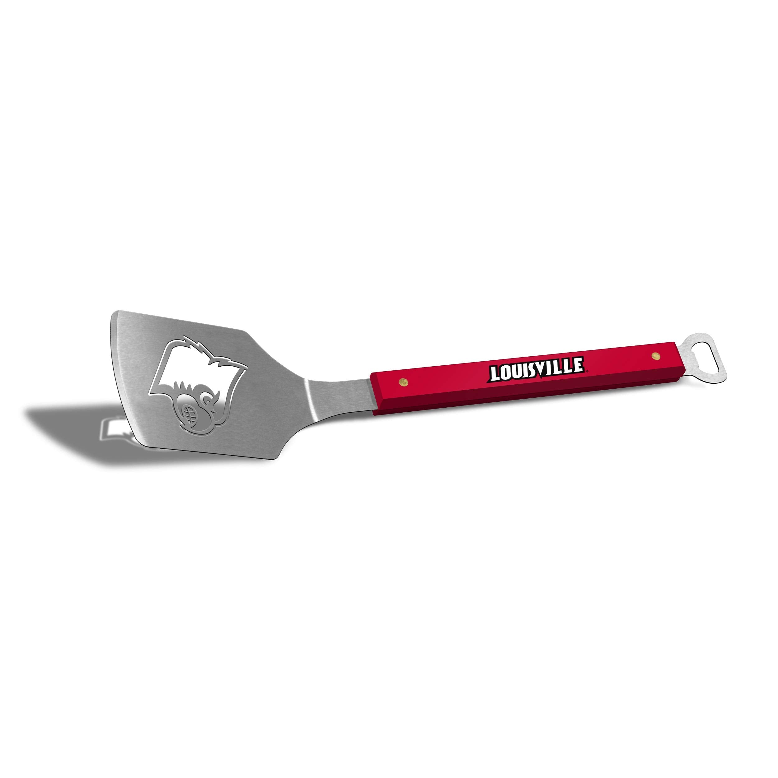 YouTheFan NCAA Louisville Cardinals Spirit Series Sportula, Stainless Steel, 18 1/2" x 4" - Sports Collectibles, Sports Memorabilia, Sports Fan Shop, Sports Gifts