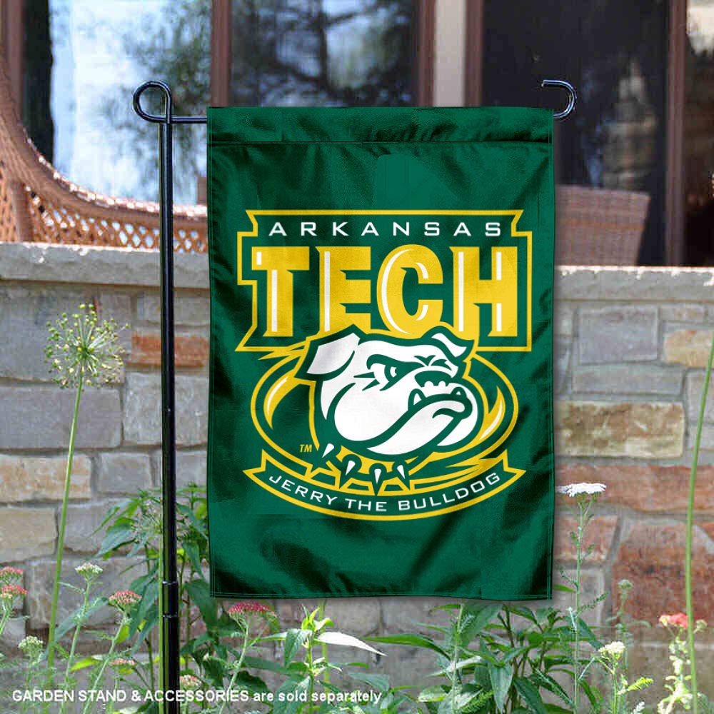 College Flags & Banners Co. Arkansas Tech Wonder Boys Jerry The Bulldog Garden Flag - Sports Collectibles, Sports Memorabilia, Sports Fan Shop, Sports Gifts