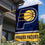 WinCraft Indiana Pacers Double Sided House Banner Flag - Sports Collectibles, Sports Memorabilia, Sports Fan Shop, Sports Gifts