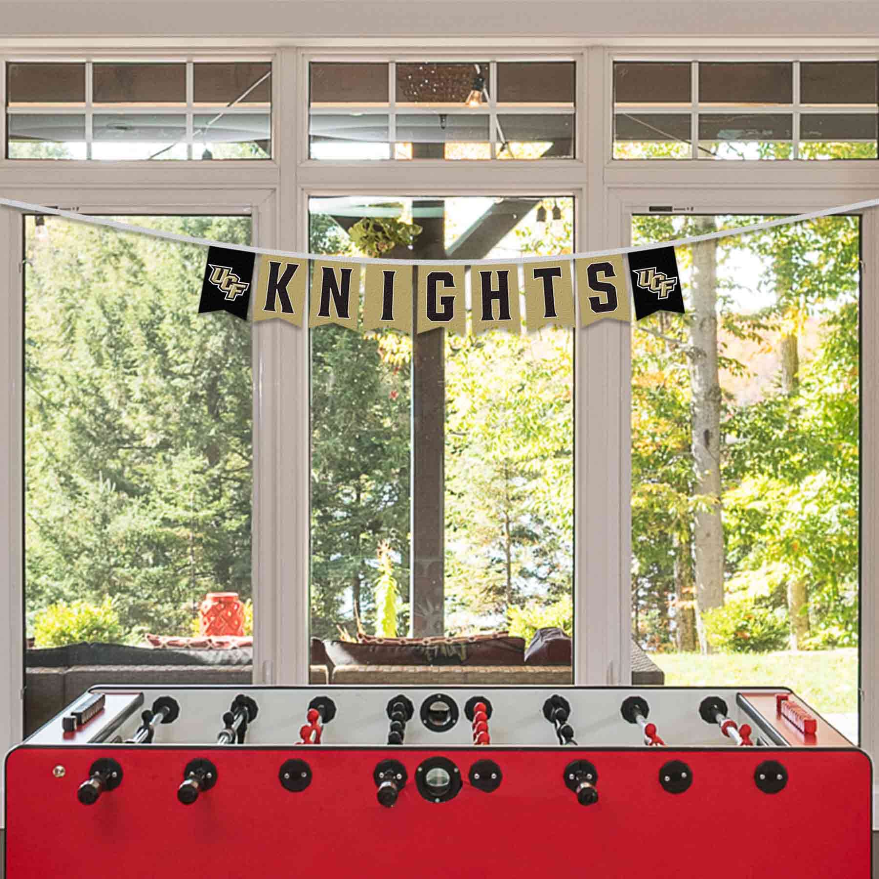 Central Florida Knights Banner String Pennant Flags - Sports Collectibles, Sports Memorabilia, Sports Fan Shop, Sports Gifts
