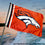 WinCraft Denver Broncos 2x3 Feet Flag - Sports Collectibles, Sports Memorabilia, Sports Fan Shop, Sports Gifts