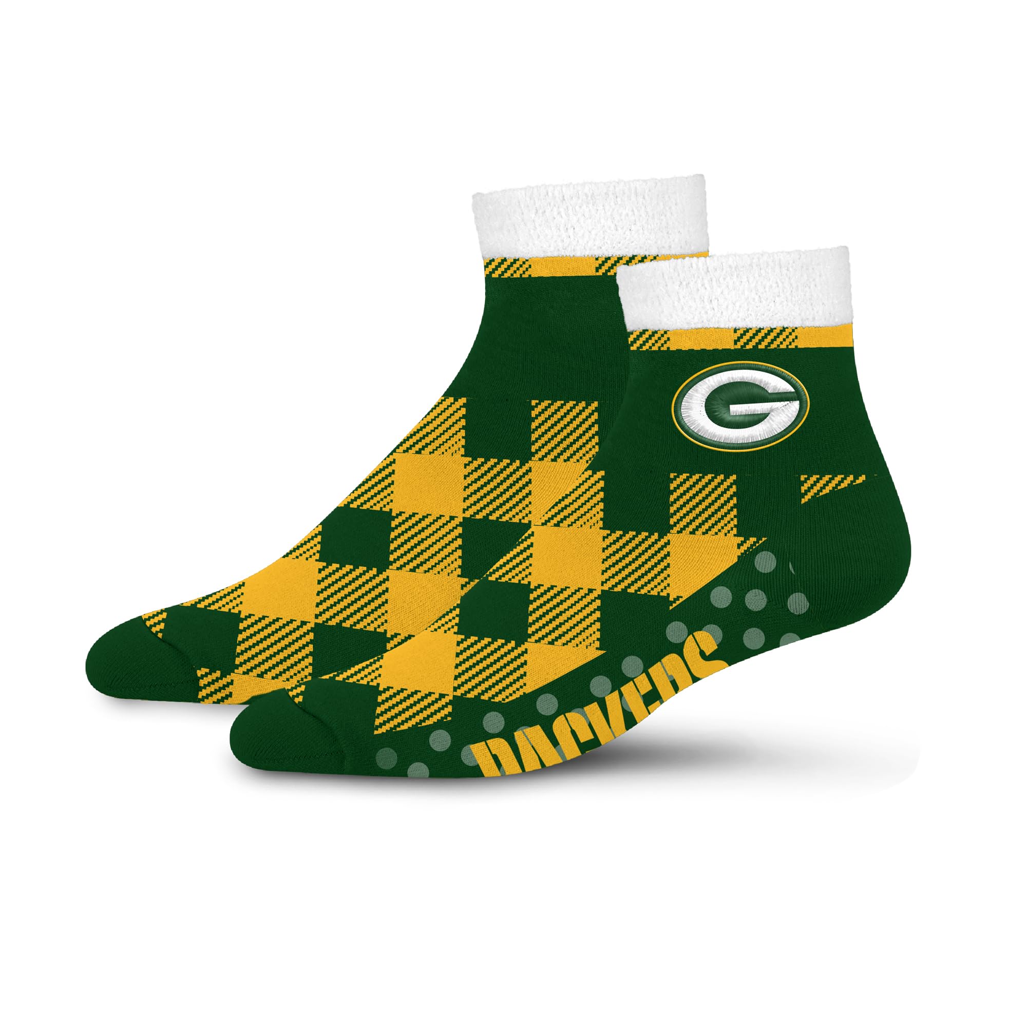 For Bare Feet NFL GREEN BAY PACKERS Cozy Buff Plush Cabin Sock Team Color OSFM - Sports Gifts, Sports Memorabilia, Sports Collectibles, Fan Shop