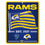 WinCraft Los Angeles Rams Americana Banner Flag Sign - Sports Collectibles, Sports Memorabilia, Sports Fan Shop, Sports Gifts