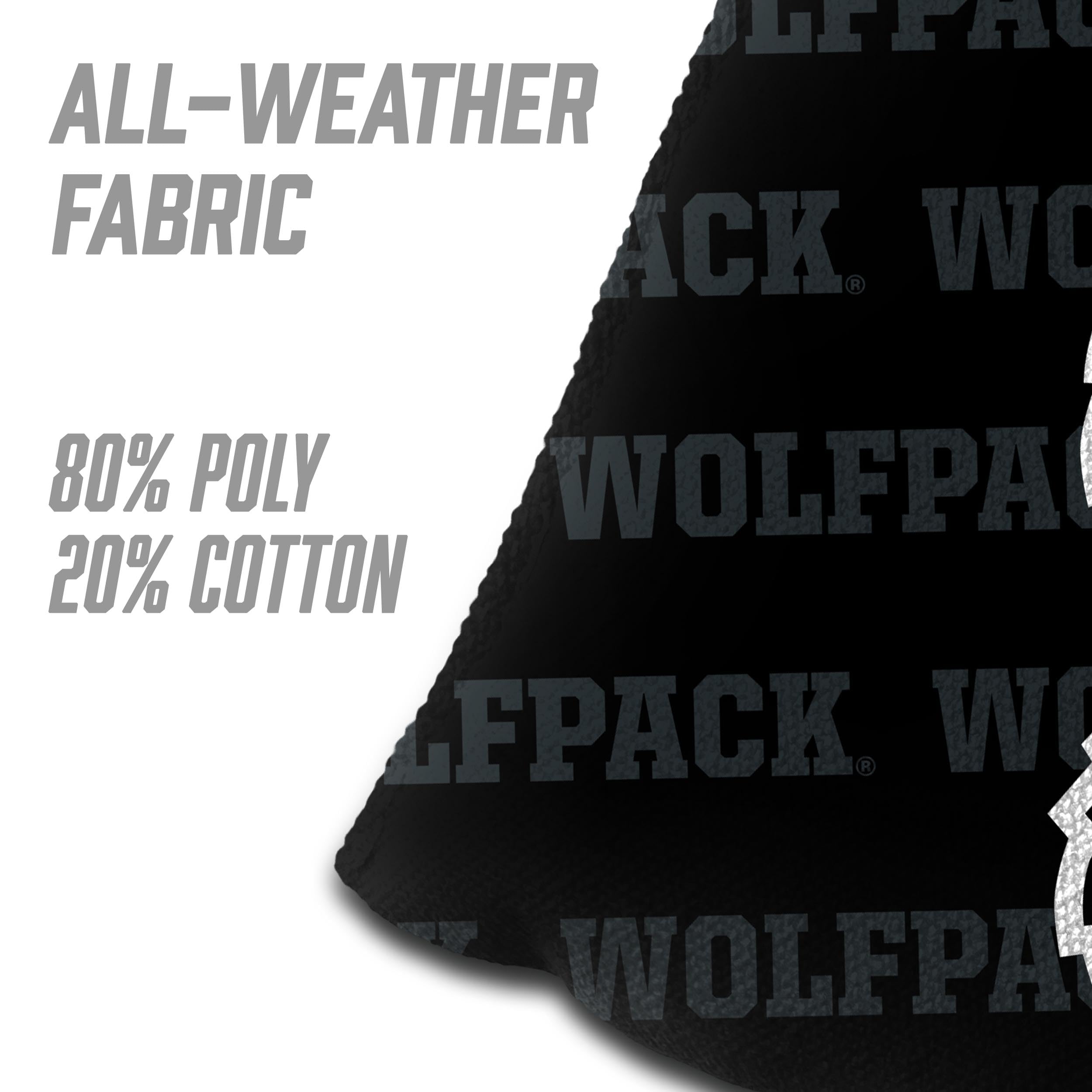 YouTheFan NCAA NC State Wolfpack Cornhole Bags - 4PK - Black - Sports Collectibles, Sports Memorabilia, Sports Fan Shop, Sports Gifts
