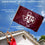 College Flags & Banners Co. Texas A&M Aggies Lone Star Flag with Pole and Bracket Complete Set - Sports Collectibles, Sports Memorabilia, Sports Fan Shop, Sports Gifts