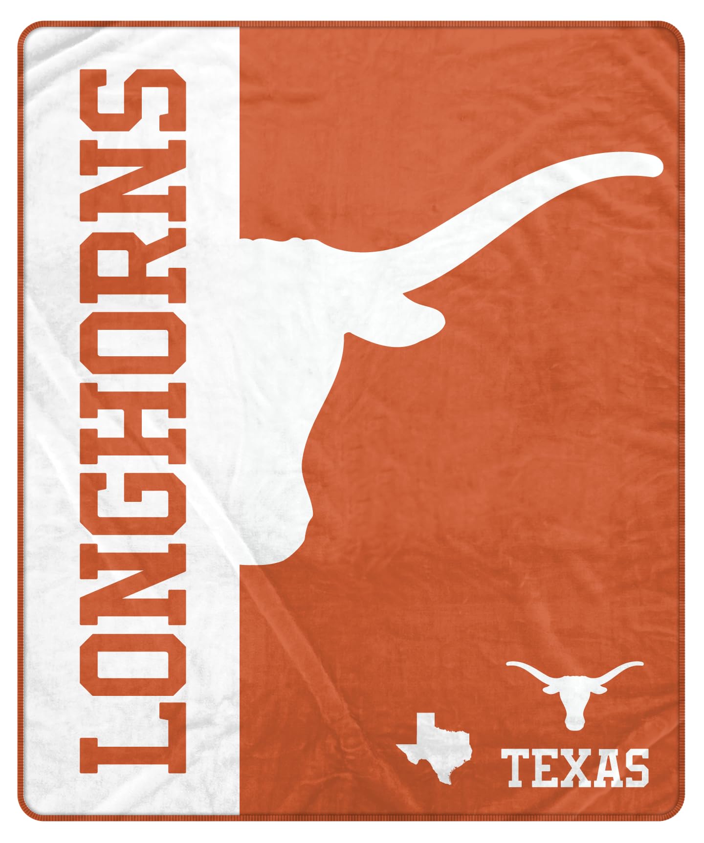 Proformance Home NCAA Texas Longhorns Endzone Ultra Soft Tailgate Throw - Sports Gifts, Sports Memorabilia, Sports Collectibles, Fan Shop