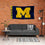 College Flags & Banners Co. Michigan Team University Wolverines Printed Header 3x5 Foot Banner Flag - Sports Collectibles, Sports Memorabilia, Sports Fan Shop, Sports Gifts