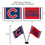 WinCraft Chicago Baseball Desk and Table Top Flags - Sports Collectibles, Sports Memorabilia, Sports Fan Shop, Sports Gifts