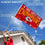 WinCraft Kansas City Chiefs 4 Time Super Bowl Champions Flag Pole and Bracket Mount Kit - Sports Collectibles, Sports Memorabilia, Sports Fan Shop, Sports Gifts