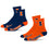 For Bare Feet NCAA Illinois Fighting Illini Quarter Sock Two Pack Team Colors Large - Sports Gifts, Sports Memorabilia, Sports Collectibles, Fan Shop