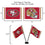 WinCraft San Francisco 49ers Desk and Table Top Flags - Sports Collectibles, Sports Memorabilia, Sports Fan Shop, Sports Gifts