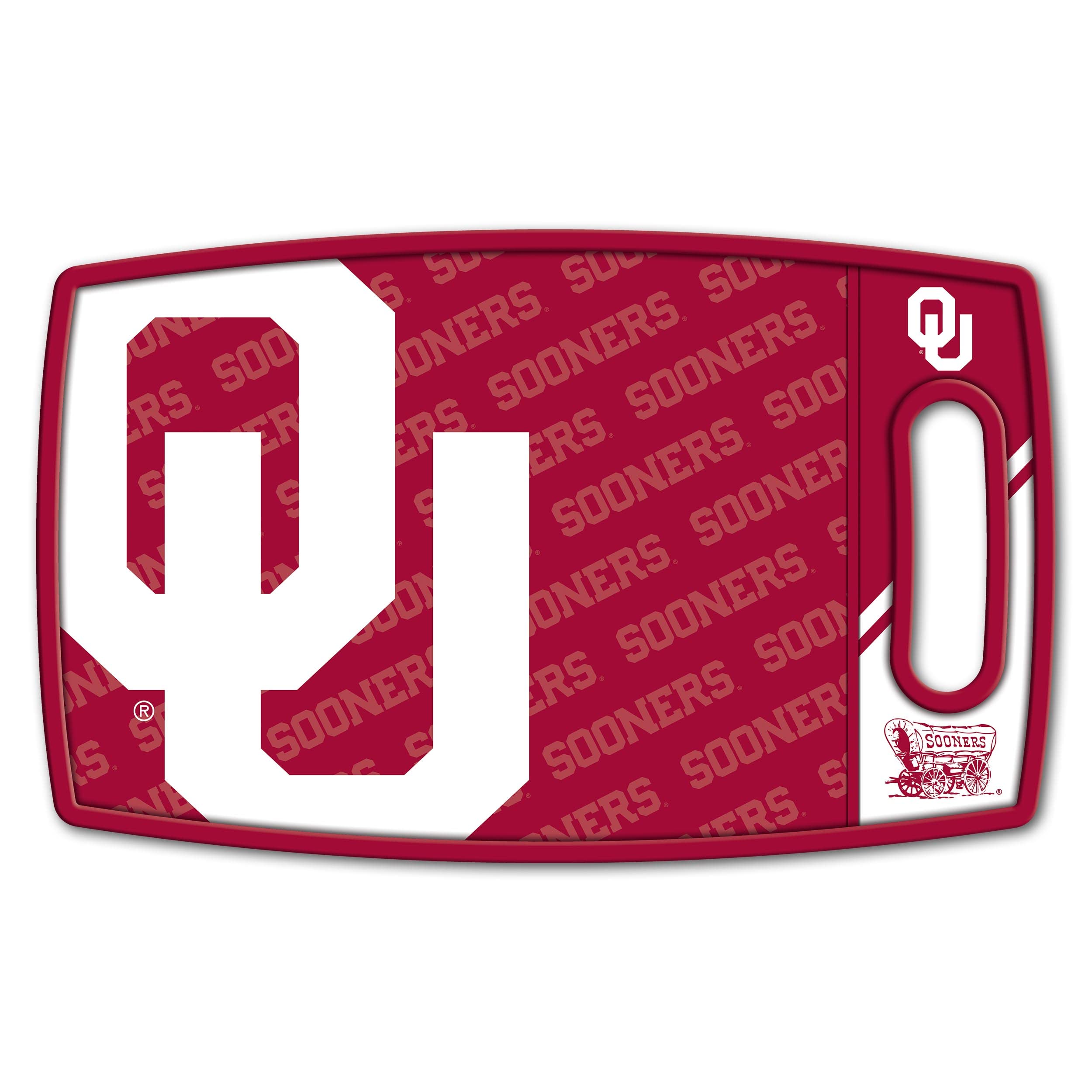 YouTheFan NCAA Oklahoma Sooners Logo Series Cutting Board - Sports Collectibles, Sports Memorabilia, Sports Fan Shop, Sports Gifts