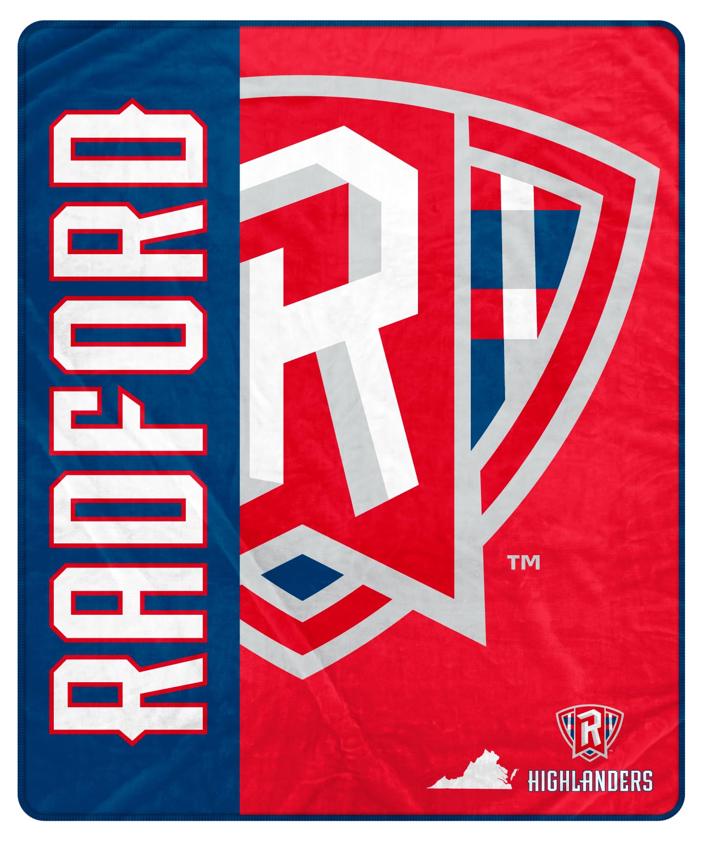 Proformance Home NCAA Radford Highlanders Endzone Ultra Soft Tailgate Throw - Sports Gifts, Sports Memorabilia, Sports Collectibles, Fan Shop