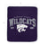 NCAA Kansas State Wildcats Vintage Arch Block Ultra Soft Blanket - Sports Gifts, Sports Memorabilia, Sports Collectibles, Fan Shop