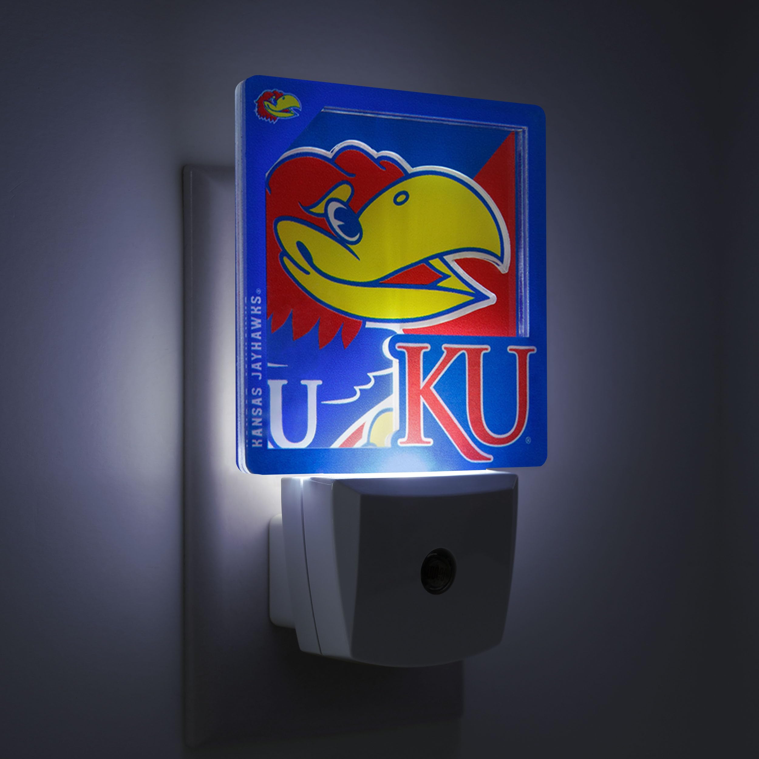 YouTheFan NCAA Kansas Jayhawks Logo Series Nite Light - Sports Collectibles, Sports Memorabilia, Sports Fan Shop, Sports Gifts