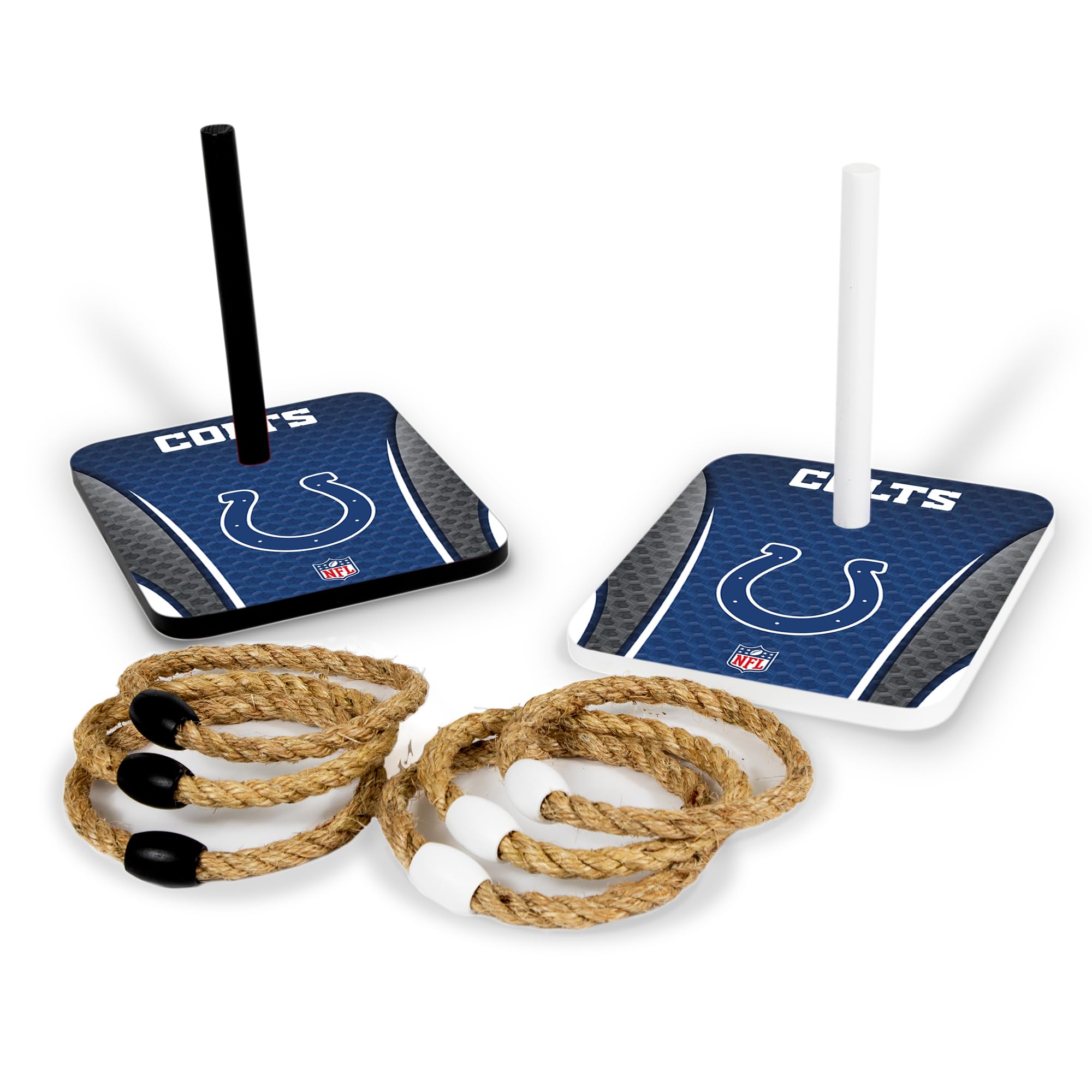 Wild Sports NFL Quoits Set with Direct Print HD Team Graphics – Tailgate Ring Toss Game – Great Gift for Any Football Fan! Ring Toss Family Outdoor Games for The Beach, BBQ, or Tailgate Party - Sports Collectibles, Sports Memorabilia, Sports Fan Shop, Sports Gifts