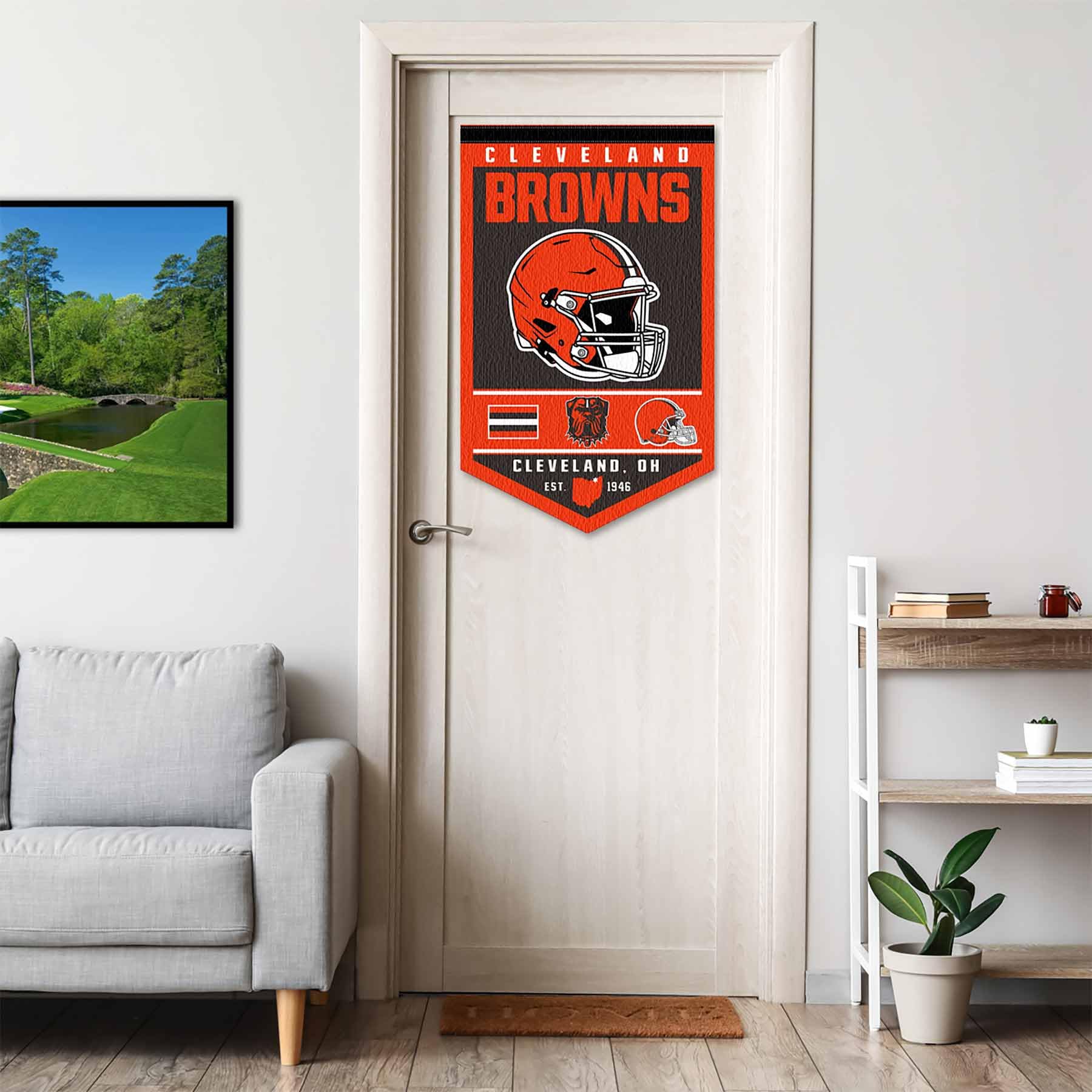 WinCraft Cleveland Browns Heritage History Banner Pennant - Sports Collectibles, Sports Memorabilia, Sports Fan Shop, Sports Gifts