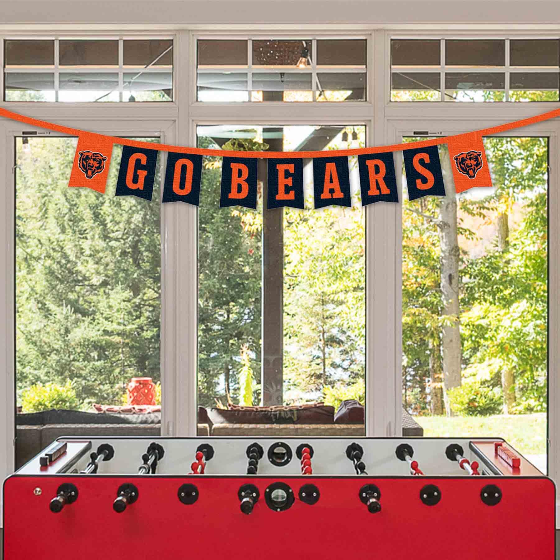 WinCraft Chicago Bears Banner String Pennant Flags - Sports Collectibles, Sports Memorabilia, Sports Fan Shop, Sports Gifts