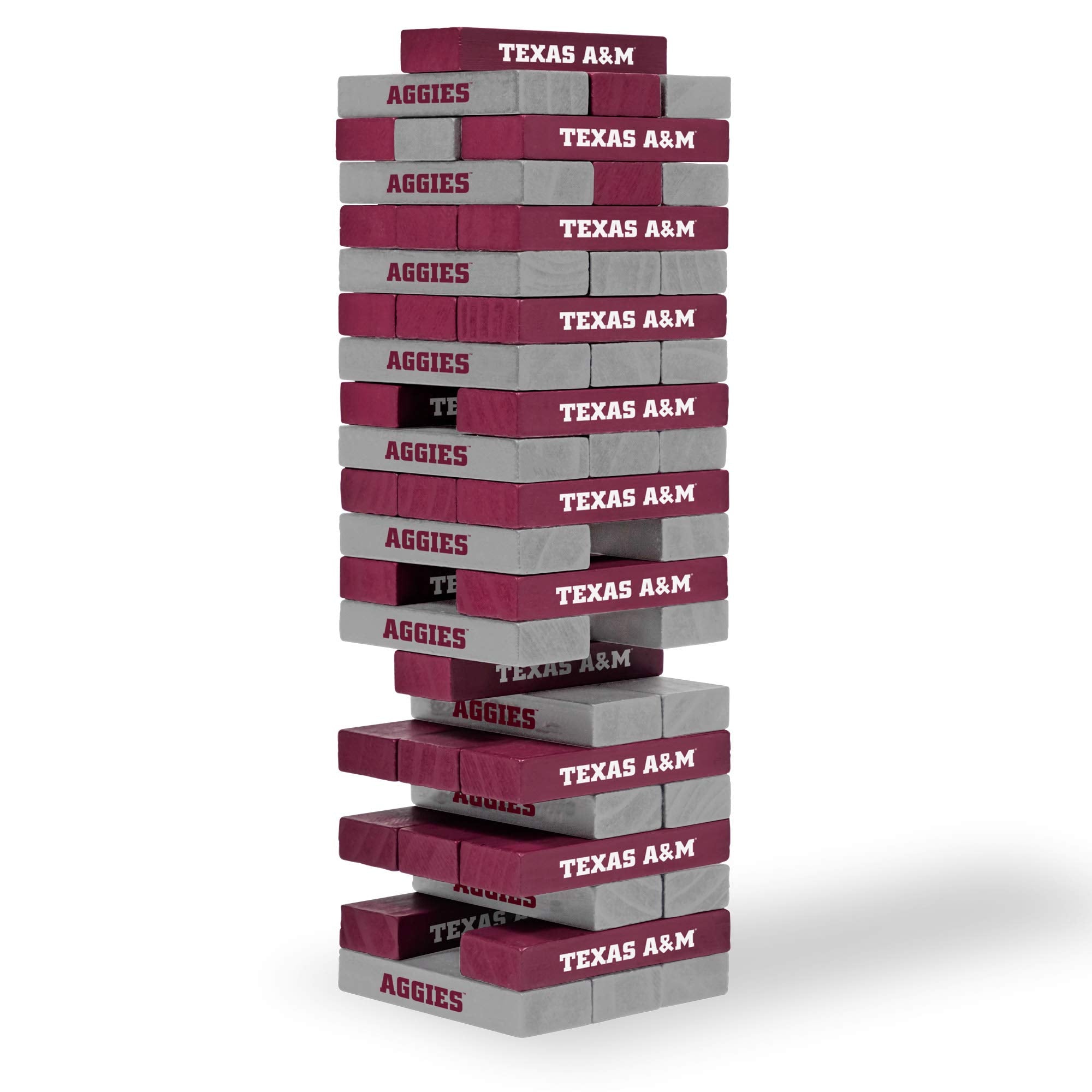 Wild Sports NCAA Texas A&M Aggies Table Top Stackers 3" x 1" x .5", Team Color - Sports Collectibles, Sports Memorabilia, Sports Fan Shop, Sports Gifts