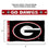 College Flags & Banners Co. Georgia Bulldogs Printed Header 3x5 Foot Banner Flag - Sports Collectibles, Sports Memorabilia, Sports Fan Shop, Sports Gifts