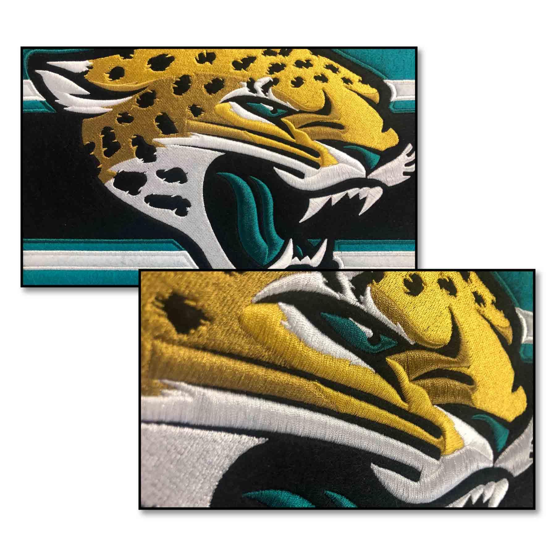 WinCraft Jacksonville Jaguars Embroidered and Sewn Pennant - Sports Collectibles, Sports Memorabilia, Sports Fan Shop, Sports Gifts