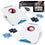 Wild Sports NFL Tennessee Titans Pro Football All-Weather Cornhole Set - Travel Bean Bag Toss Set Includes 8 Bean Bags - Sports Collectibles, Sports Memorabilia, Sports Fan Shop, Sports Gifts