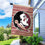 College Flags & Banners Co. FSU Seminoles Chevron Double Sided House Flag with Flag Pole Set - Sports Collectibles, Sports Memorabilia, Sports Fan Shop, Sports Gifts