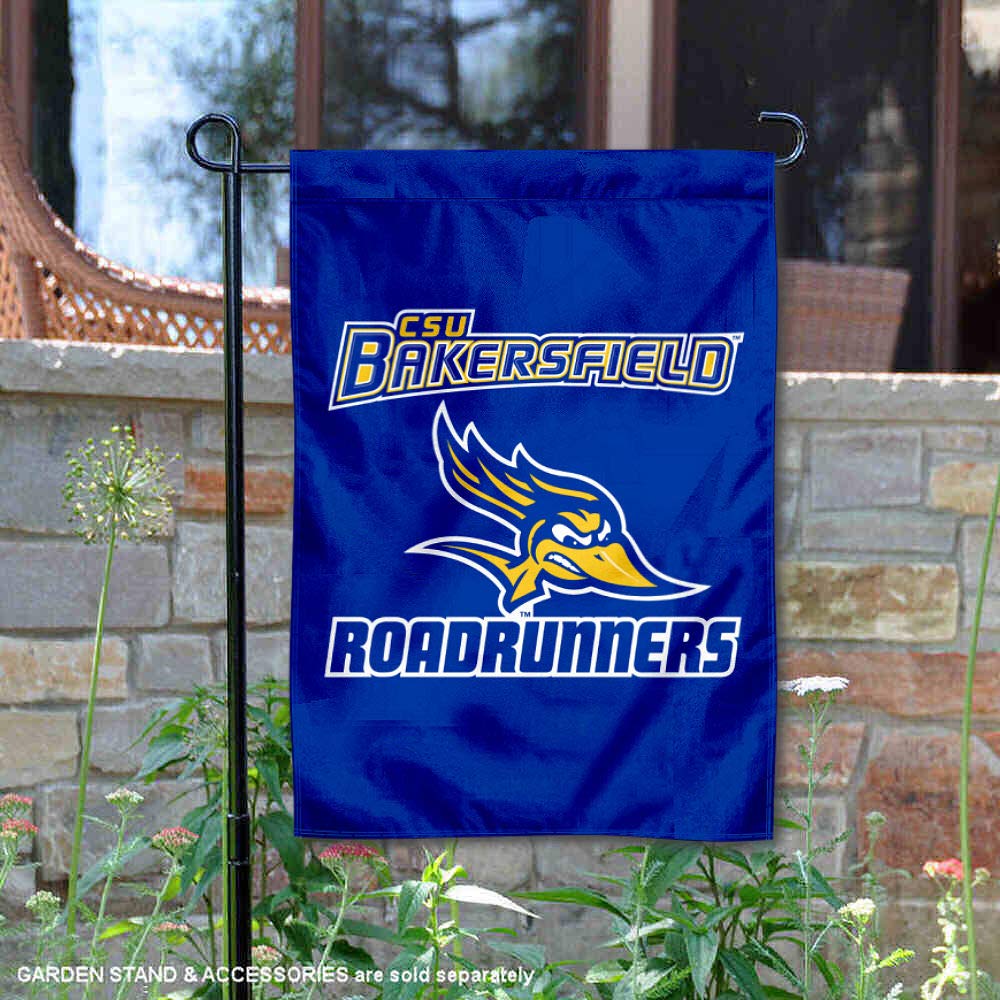 Cal State Bakersfield Road Runners Wordmark Garden Flag Double Sided Banner - Sports Collectibles, Sports Memorabilia, Sports Fan Shop, Sports Gifts