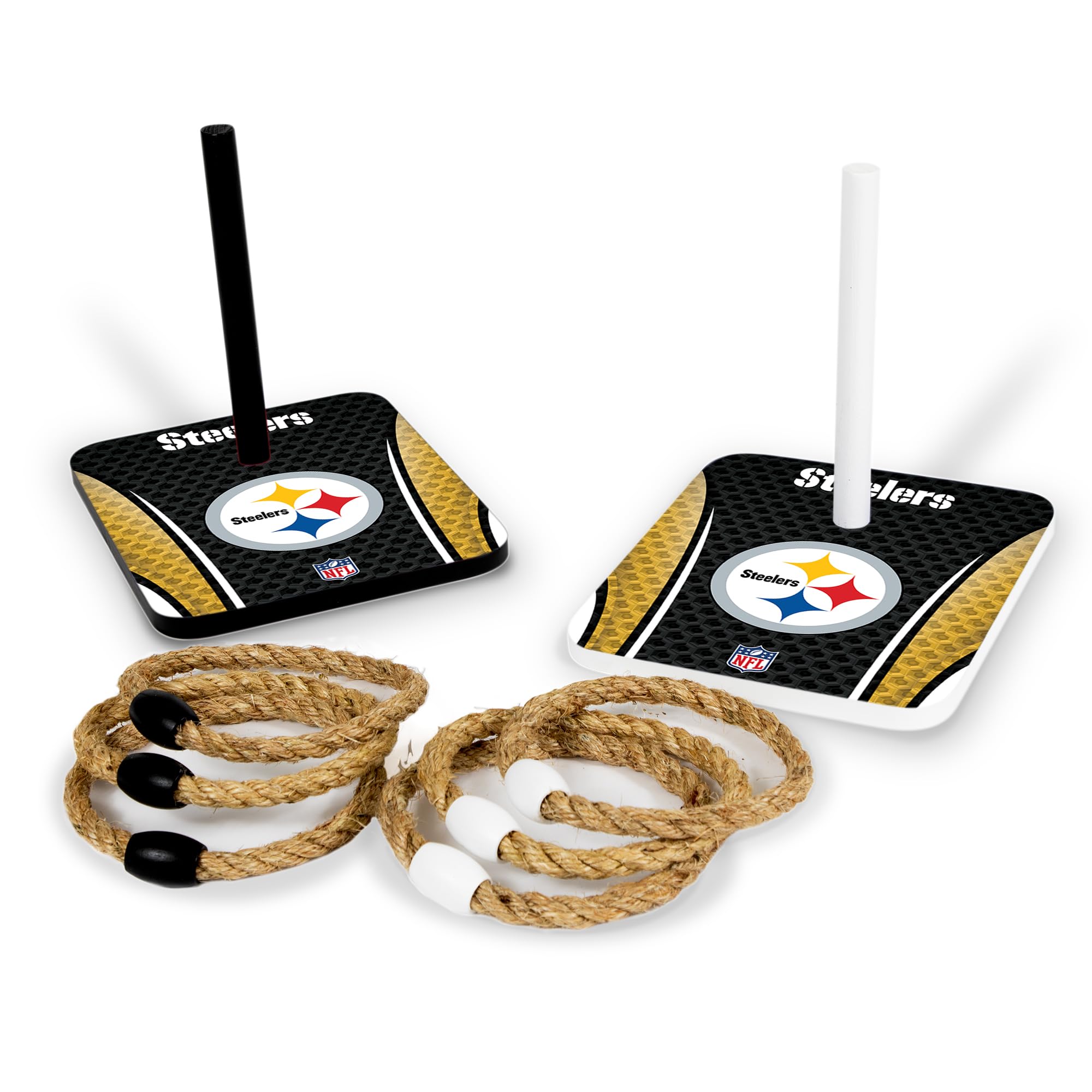 Wild Sports NFL Quoits Set with Direct Print HD Team Graphics – Tailgate Ring Toss Game – Great Gift for Any Football Fan! Ring Toss Family Outdoor Games for The Beach, BBQ, or Tailgate Party - Sports Collectibles, Sports Memorabilia, Sports Fan Shop, Sports Gifts