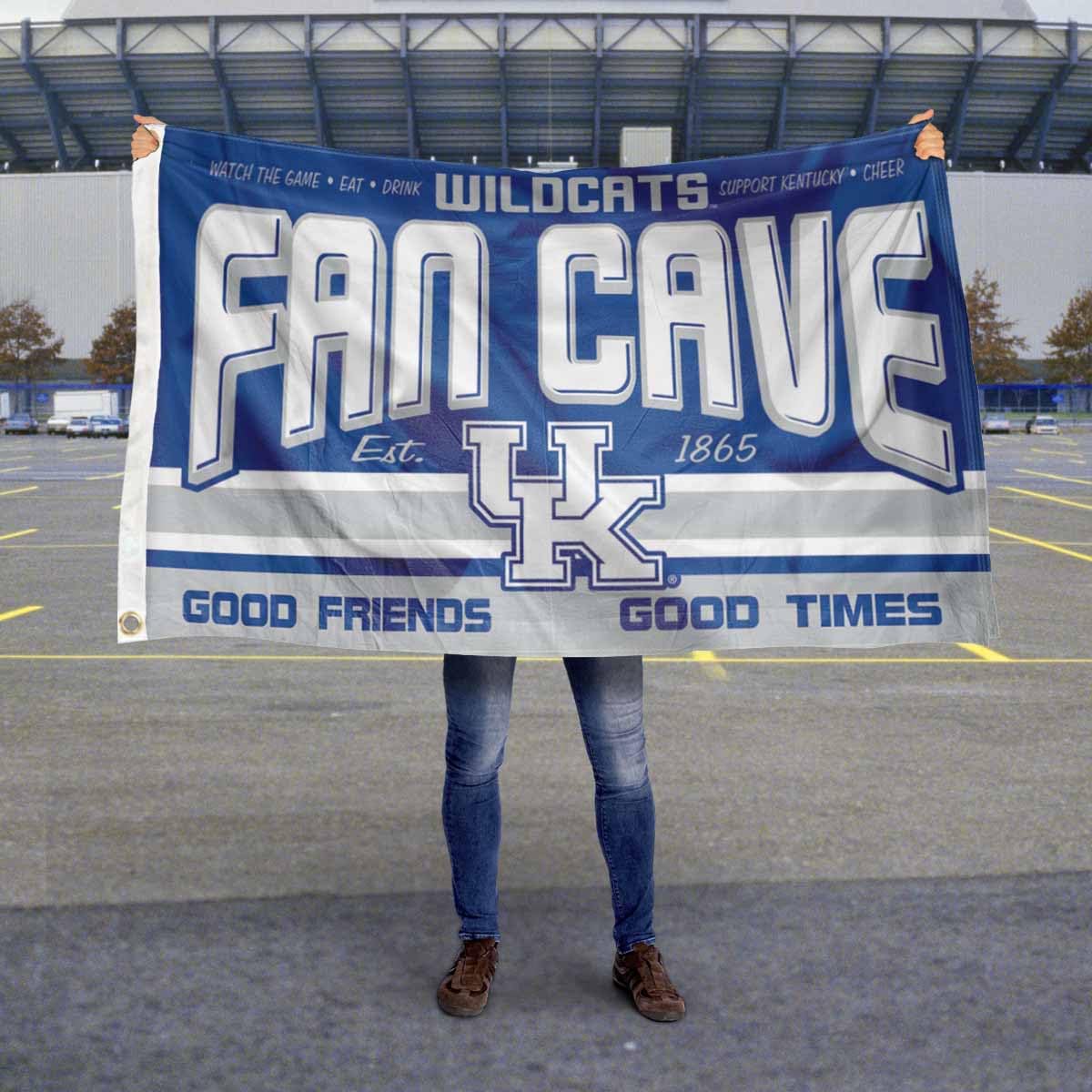 Kentucky Wildcats Fan Man Cave Banner Flag - Sports Collectibles, Sports Memorabilia, Sports Fan Shop, Sports Gifts