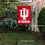 College Flags & Banners Co. Indiana Hoosiers Go Hoosiers Garden Flag with Pole Stand Holder - Sports Collectibles, Sports Memorabilia, Sports Fan Shop, Sports Gifts