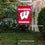 College Flags & Banners Co. UW Badgers Red Garden and USA Flag Stand Pole Holder Set - Sports Collectibles, Sports Memorabilia, Sports Fan Shop, Sports Gifts