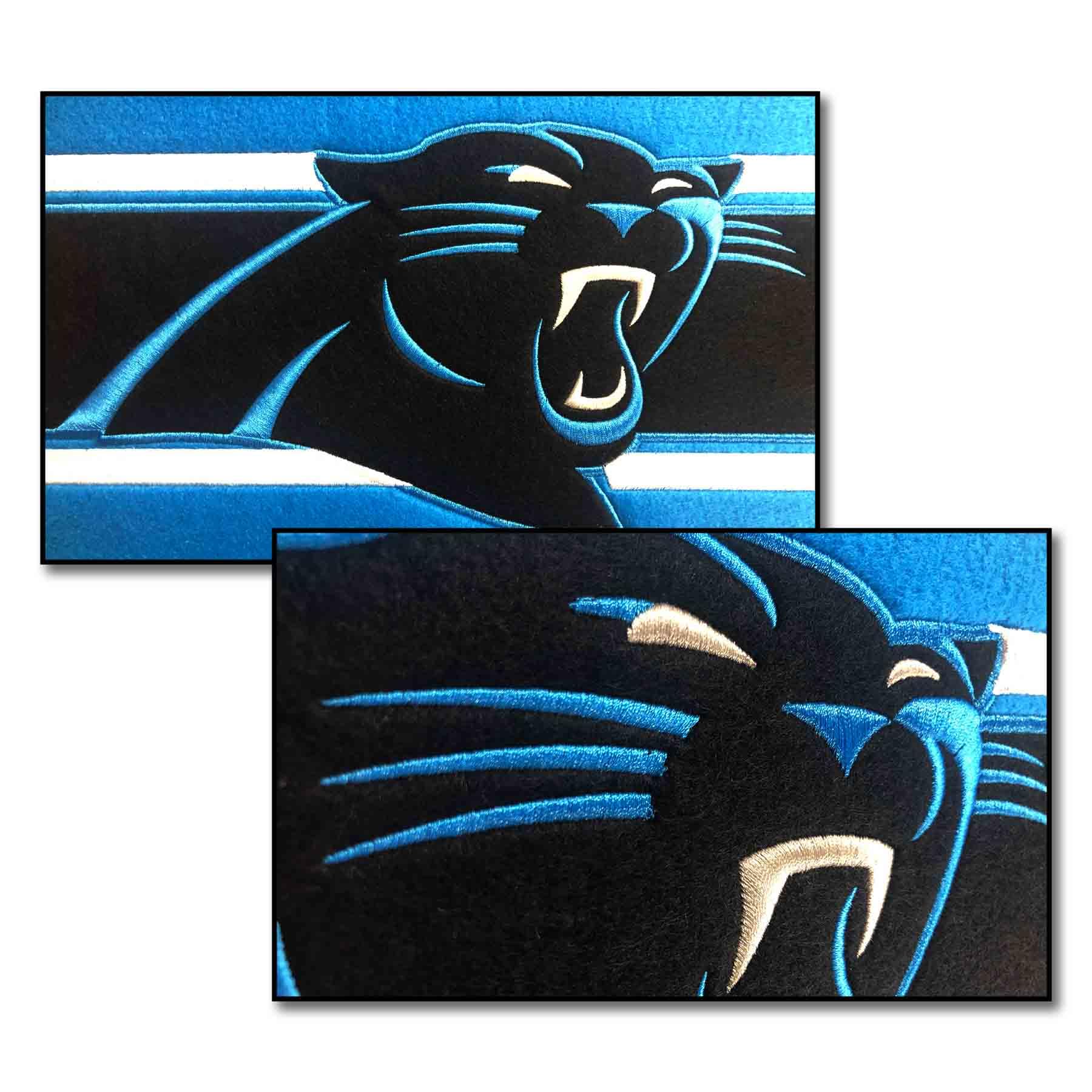 WinCraft Carolina Panthers Embroidered and Sewn Pennant - Sports Collectibles, Sports Memorabilia, Sports Fan Shop, Sports Gifts