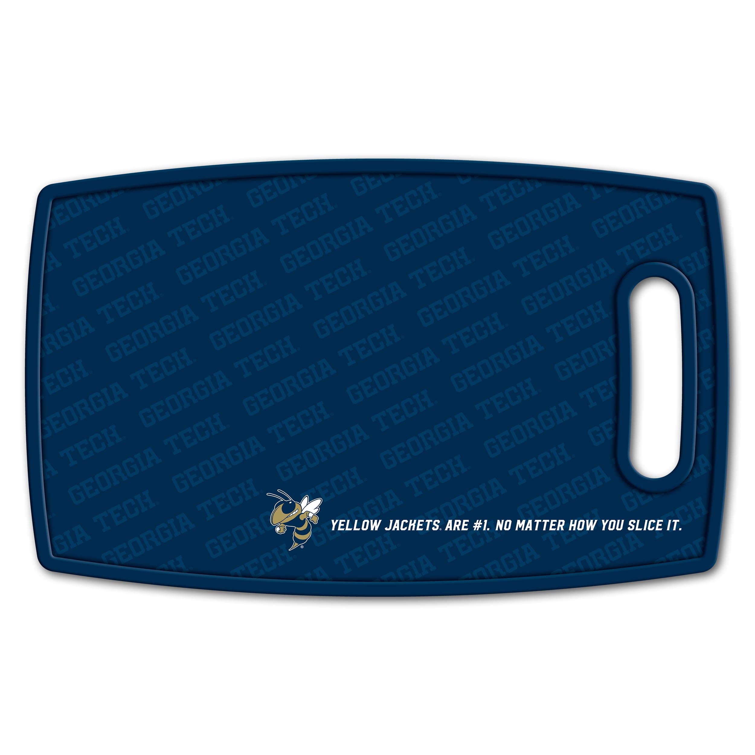 YouTheFan NCAA Georgia Tech Yellow Jackets Logo Series Cutting Board - Sports Collectibles, Sports Memorabilia, Sports Fan Shop, Sports Gifts