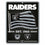 WinCraft Las Vegas Raiders Americana Banner Flag Sign - Sports Collectibles, Sports Memorabilia, Sports Fan Shop, Sports Gifts