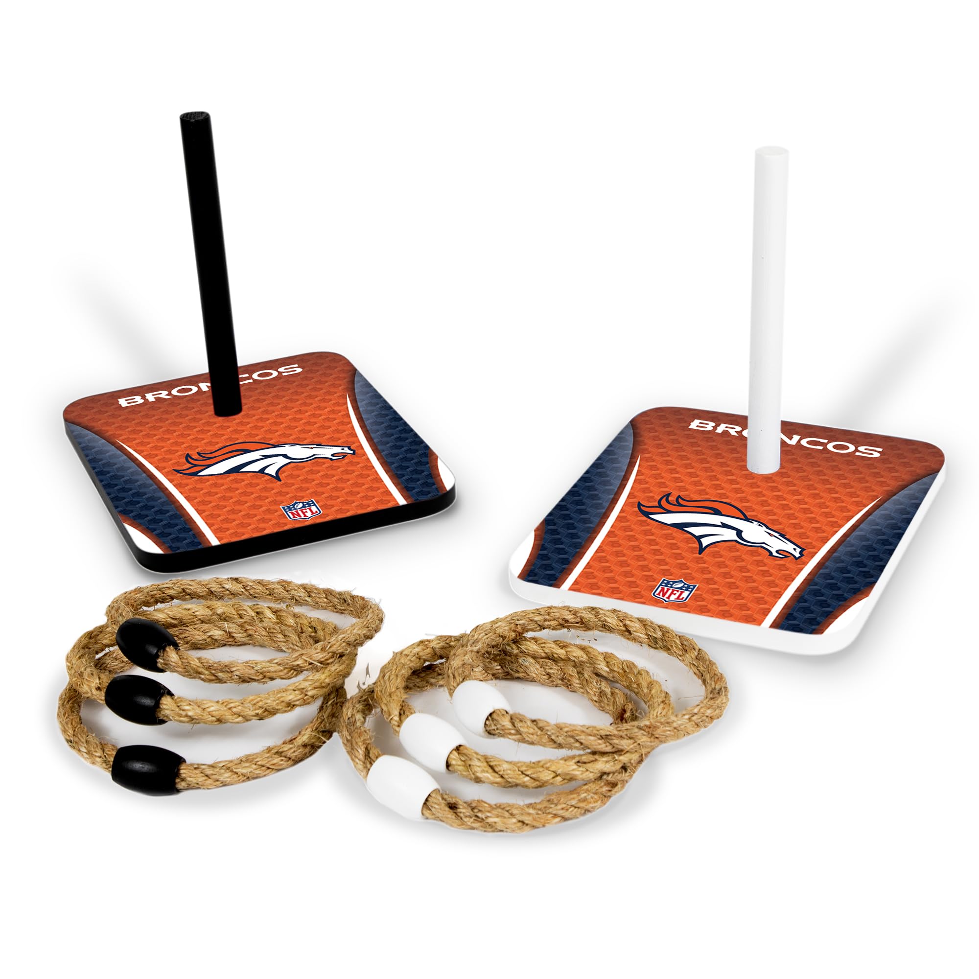 Wild Sports NFL Quoits Set with Direct Print HD Team Graphics – Tailgate Ring Toss Game – Great Gift for Any Football Fan! Ring Toss Family Outdoor Games for The Beach, BBQ, or Tailgate Party - Sports Collectibles, Sports Memorabilia, Sports Fan Shop, Sports Gifts